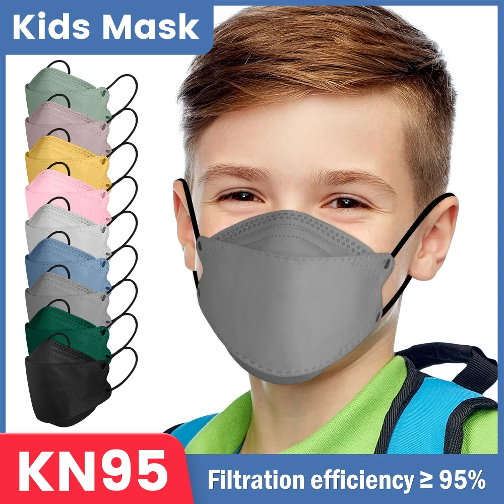 

Fit 6-12 Years FFP2 Mask Children FPP2 Masks KN95 Mask kids fpp2 homologada 4 Ply ffp2mask mascarilla infantil ffp2 masque niños