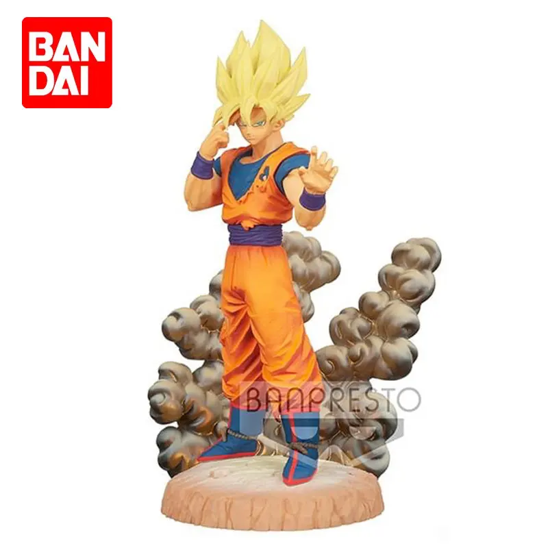 

Bandai History Box Dragon Ball Z Son Goku Action Figure Anime Model Collectible Table Ornaments Children's Toys Gift