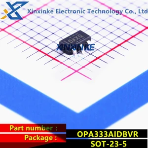 OPA333AIDBVR SOT-23-5 Mark:OAXQ Операционные усилители ICs Op Amps 1, 8 в 17 мка 2uV microPOWER CMOS Rail-to-Rail совершенно новые оригинальные