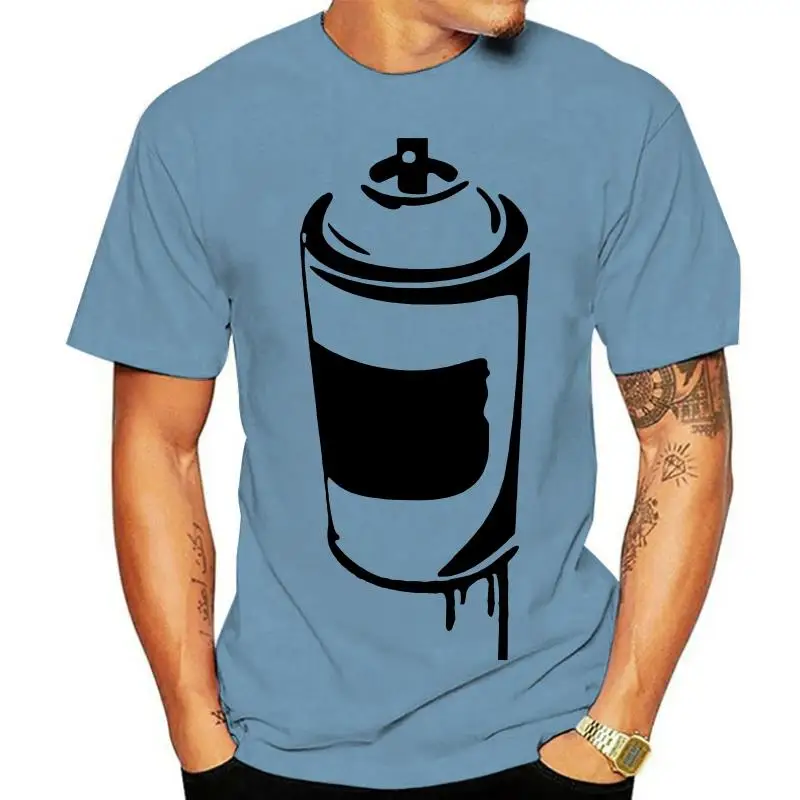 

GRAFFITI SPRAY CAN T SHIRT ART DJ MC HIP HOP B BOY RAP