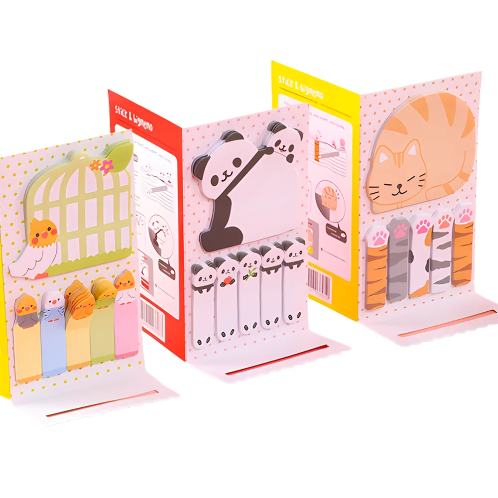 15 упаковок милые кавайные липкие заметки блокнот для ведения журнала блокноты