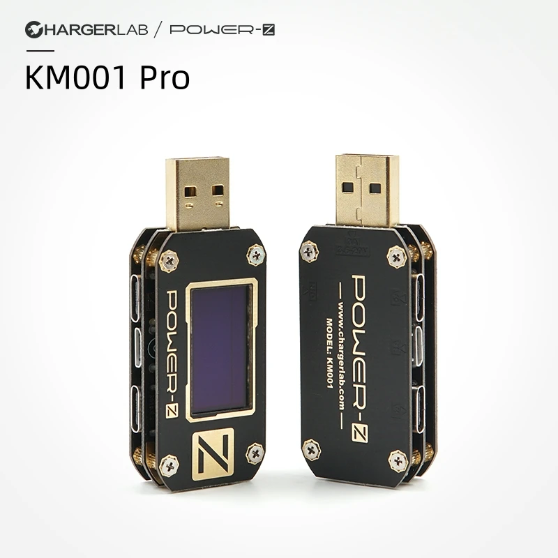 Фото POWER-Z KM003C KT002 KM001 PRO Тестер USB PD3.1 Протокол 48 В Диапазон Dual Type-C Тестер Зарядное устройство Напряжение Ток Пульсация Мощность №5