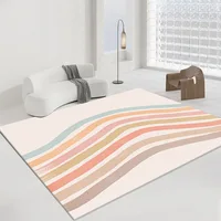 Japanese Style Fresh Plush Rug Light Luxury Bedroom Decor Carpet Large Area Living Room Rugs Home Simple Study Cloakroom Carpets