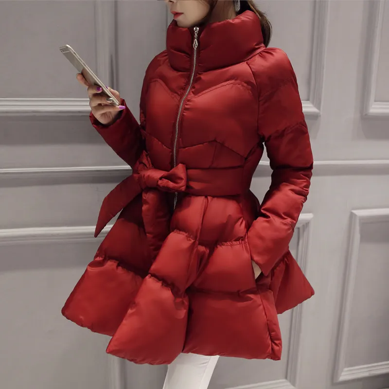 2021 Winter Coat Women Warm Outwear Padded Cotton Jacket Coat Korean Fashion Womens Clothing High Quality Parkas Manteau Femme
