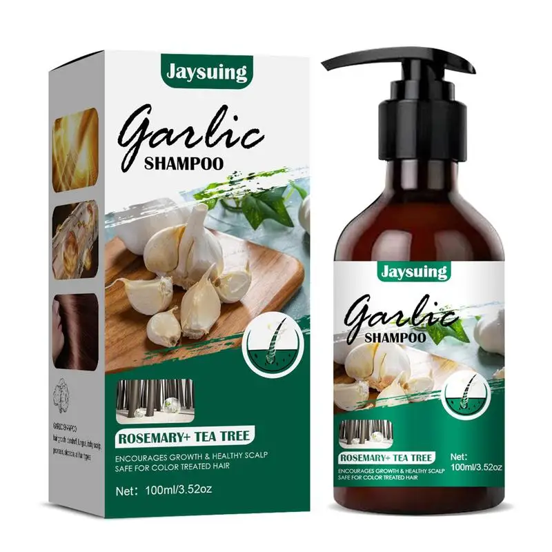

Шампунь с чесноком для поврежденных волос, шампунь для ухода за отбеленными или окрашенными волосами, восстанавливает и увлажняет натуральные волосы
