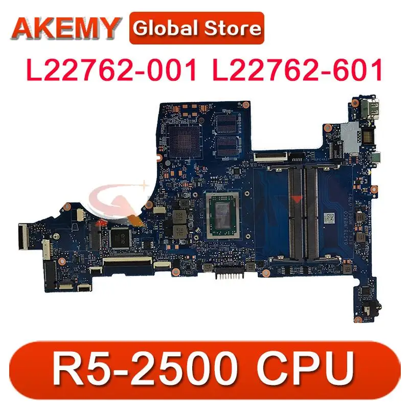 

Материнская плата для ноутбука HP Pavilion 15-CW 15Z-CW G7BF G7BJ, стандартная материнская плата для ноутбука DAG7BFMB8D0 DAG7BJMB8C0, центральный процессор R5-2500