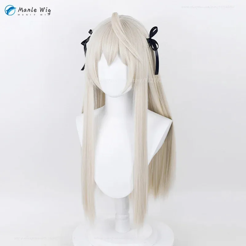 Фото Парик Vivi 2025 Kasugano Sora, аниме, косплей, 85 см/70 см, длинные светло-серые, золотые, термостойкие парики для волос + шелковая лента №4