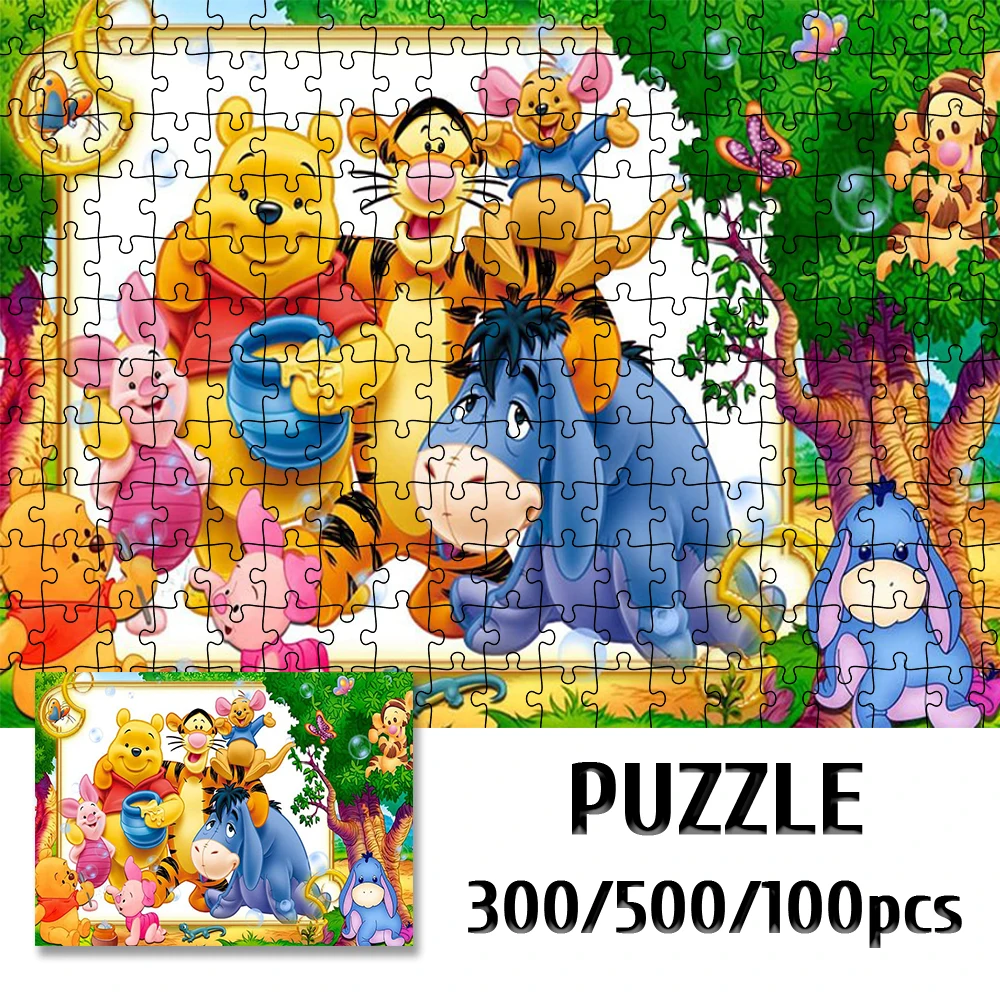 

Winnie The Pooh Jigsaw Puzzles Disney Tangram Puzzle Winnie Tigger Eeyore Piglet Puzzles Toys Hobbies Disney Cartoon Toy for Kid