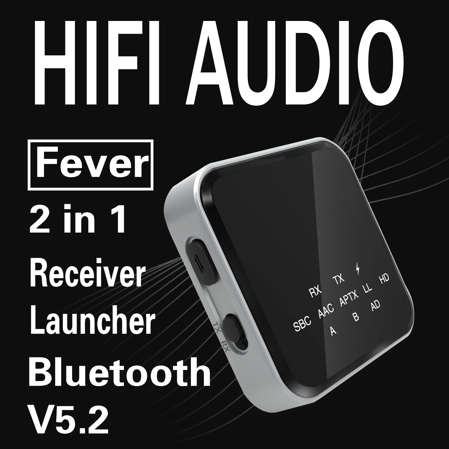 Новый передатчик 2 в 1 HiFi Bluetooth 5 aptX HD беспроводной приемник 3 мм AUX оптический AptX LL
