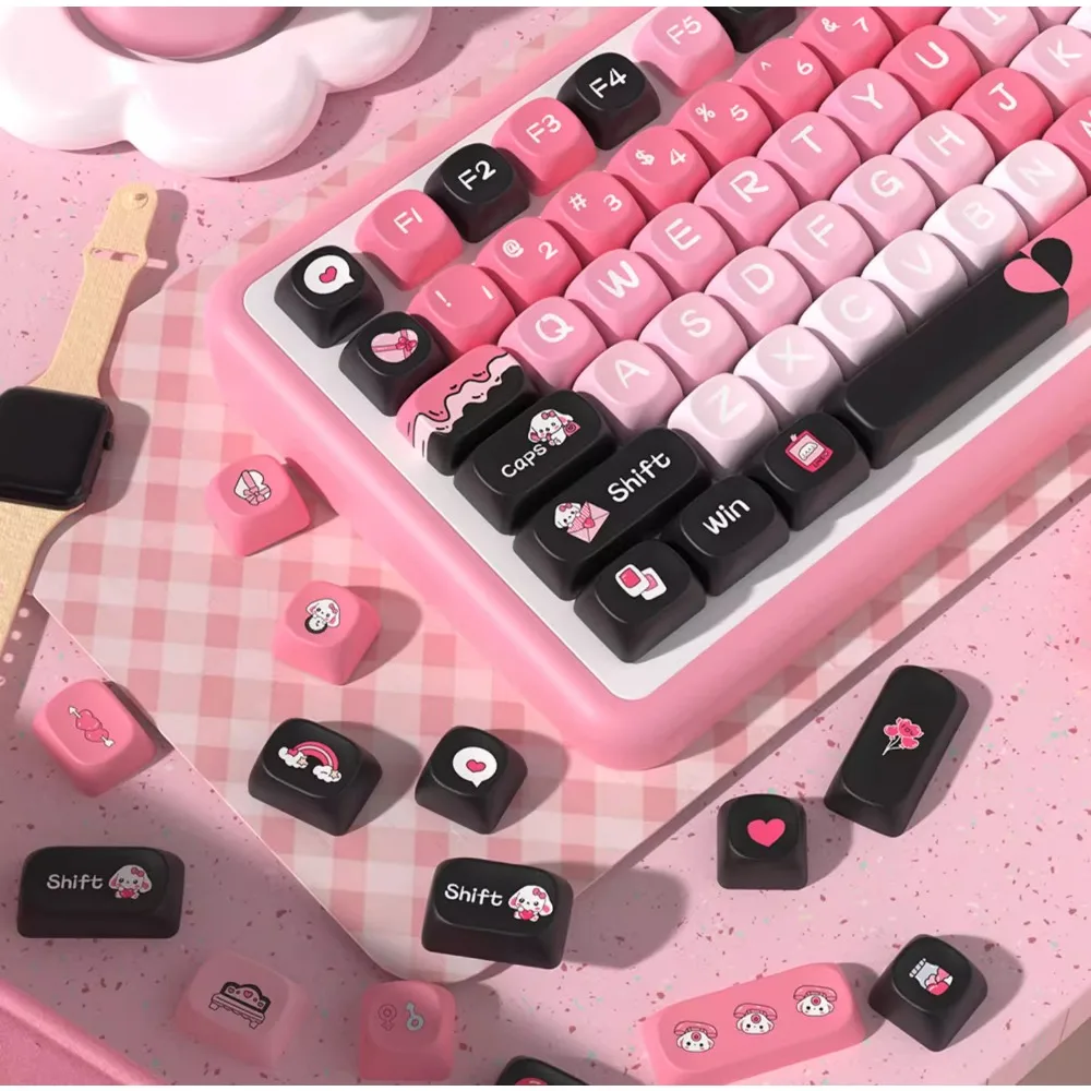 145 клавиш/комплект колпачки для клавиатуры пульсометр