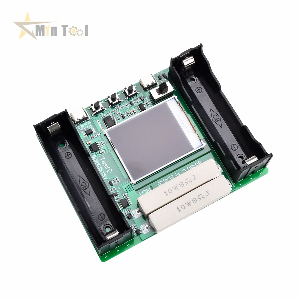 Тестер емкости аккумуляторов с ЖК-дисплеем типа C цифровой детектор мощности