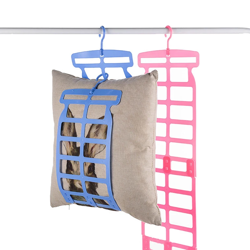 

Foldable Drying Rack Pillow Doll Cushion Rack Pillow Drying Rack Multifunctional Plastic Windproof Clip Plush Toy Home