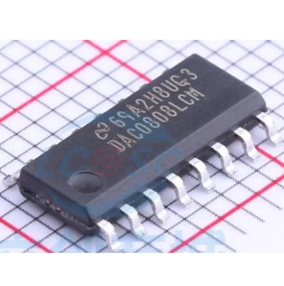 1-200 шт. (IC) новый оригинальный DAC0808 DAC0808LCM SOIC16 электронный компонент