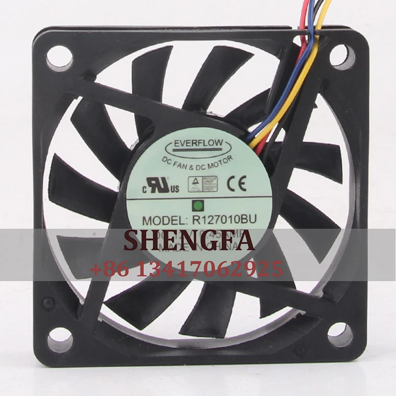 EVERFLOW чехол Fan R127010BU 70*70*10 мм 12 В 7010 а 4-проводной ШИМ ультратонкий бесшумный охлаждающий вентилятор