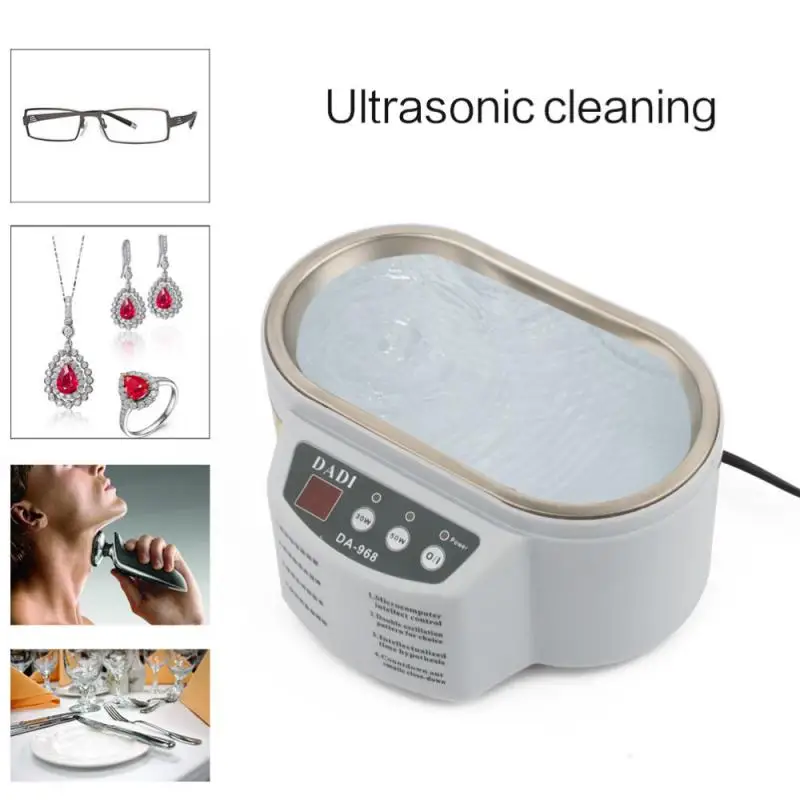 

600ml Mini Ultrasonic Cleaner Jewelry Glasses Circuit Board Cleaning Machine Intelligent Control Ultrasonic Cleaning Machine