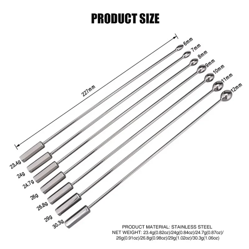 6-12 мм металлический уретральный катетер стимуляция глаз лошади звучащие