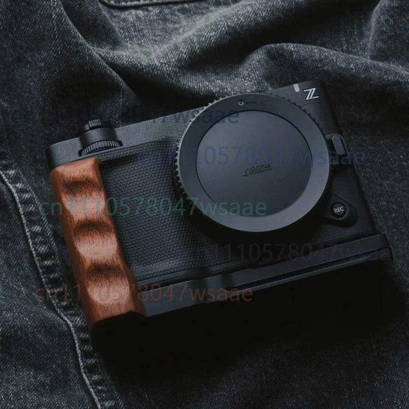 Фото 1 шт. Подходит для камеры Nikon ZR, деревянная ручка с быстрым креплением из алюминиевого сплава. №1