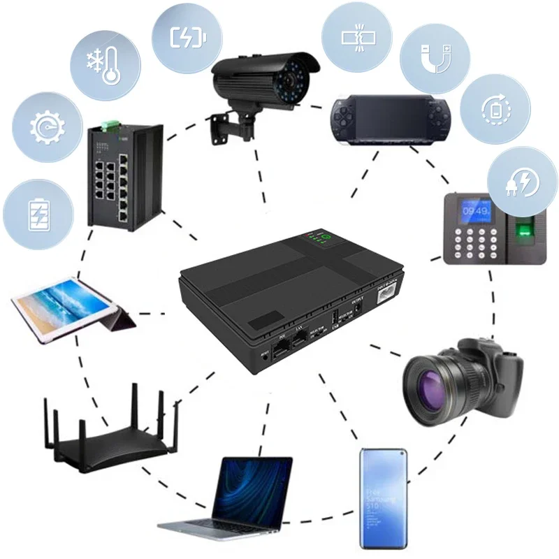 Optique оптический Кот с адаптером встроенная батарея 10400mAh резервная