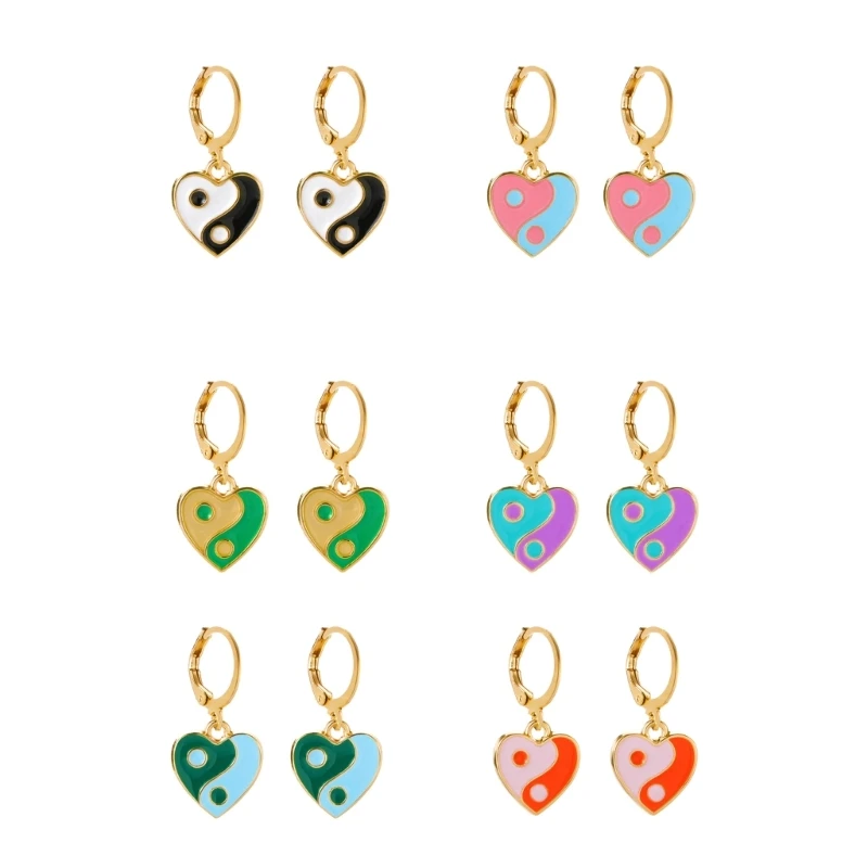 

Drip Oil Chi Drop Earrings For Women Girls Fashion Simple Ladies