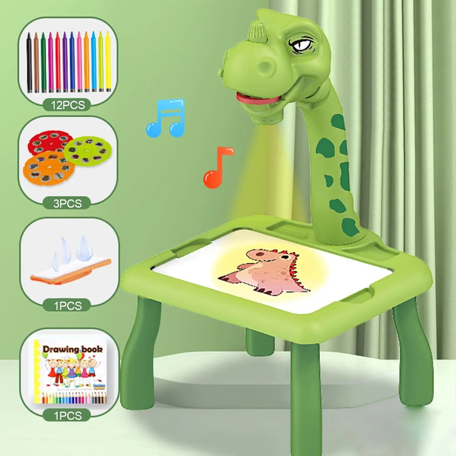 Мини-диодный проектор Изящная художественная игрушка для рисования настольная