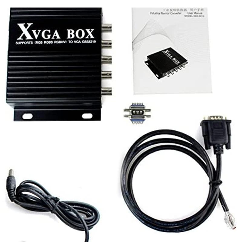 

XVGA Box RGB RGBS MDA CGA EGA в VGA промышленный монитор видеоконвертер GBS-8219 промышленный монитор конвертер