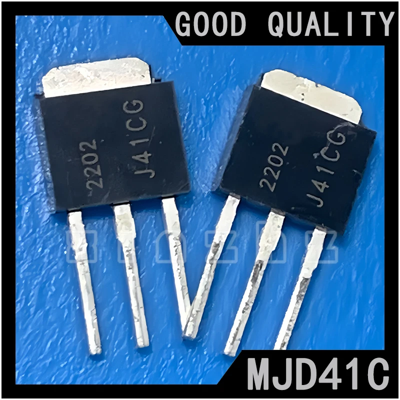 

10PCS MJD41C Transistor Screen Printed J41CG Packaging TO-251