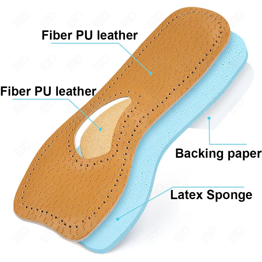 Женские Ортопедические Вставки Для Обуви С Поддержкой Свода Стопы Кожаные