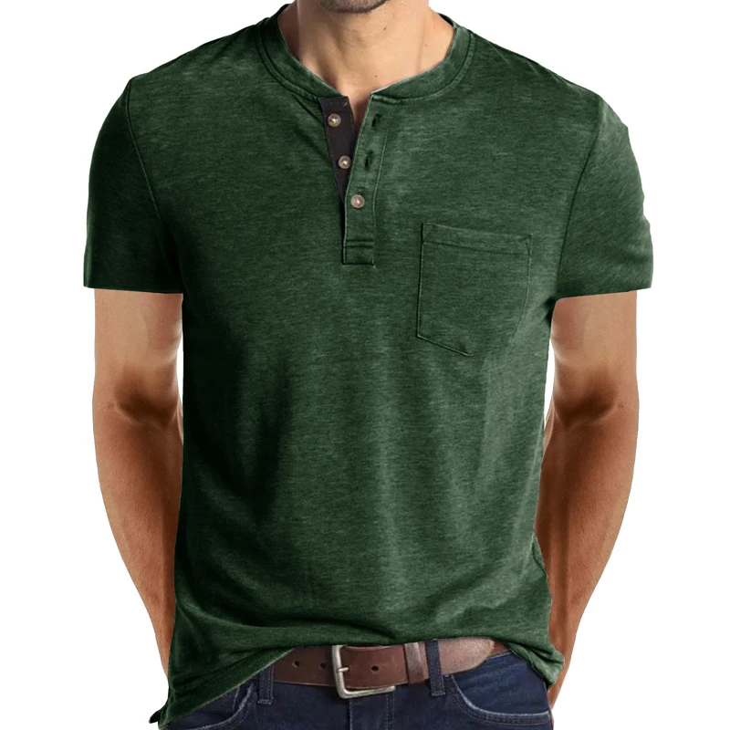 

Летние мужские классические футболки с коротким рукавом