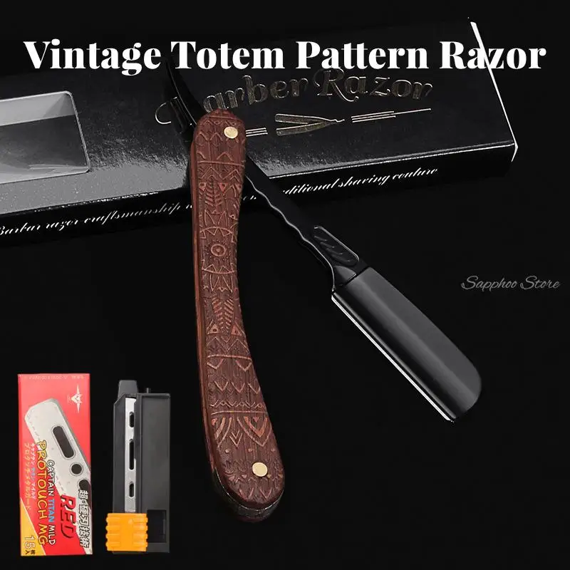 Pro Barber Razor Beard Face Underarm Body Shaving Knife