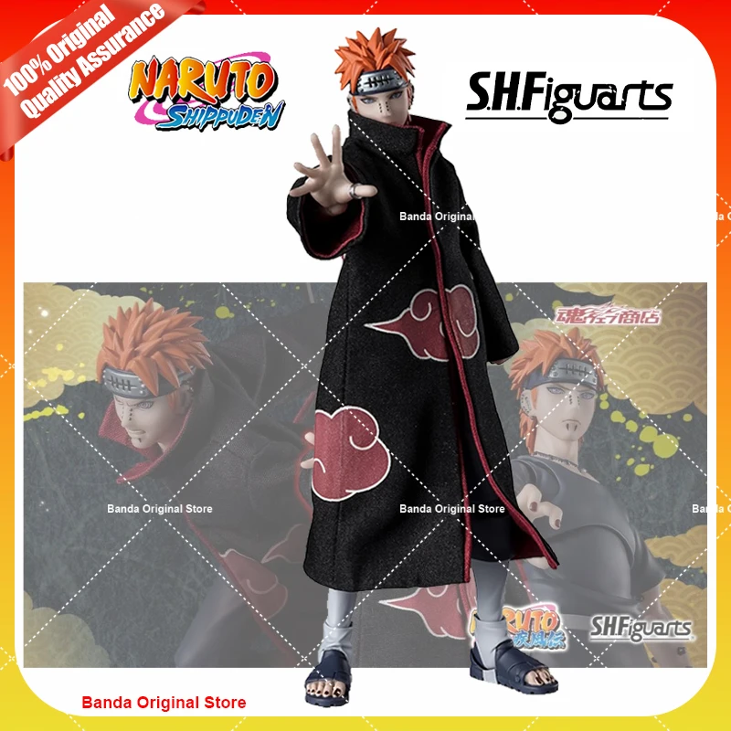 100% Оригинальные Bandai S.H. Фигуртс Shf Наруто Шипуден боль тендо глаз реинкарнации