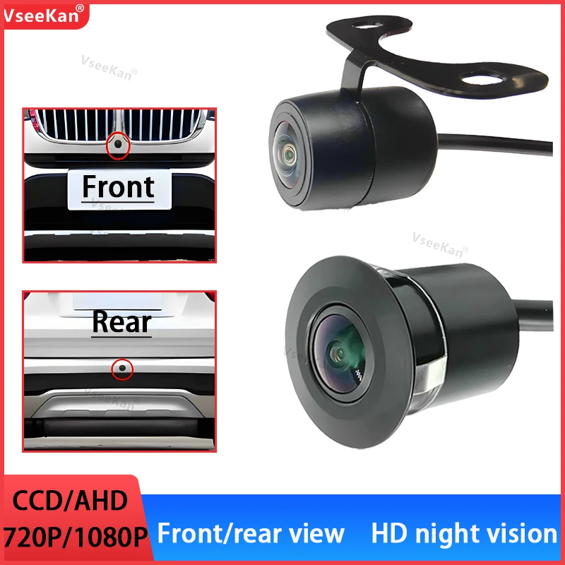 Автомобильная камера заднего вида широкоугольная Full HD ночное видение