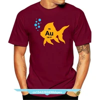 periodic table elemental goldfish tshirts print 3d loose tee shirts camisetas 2021 spring summer fashion t shirt europe size