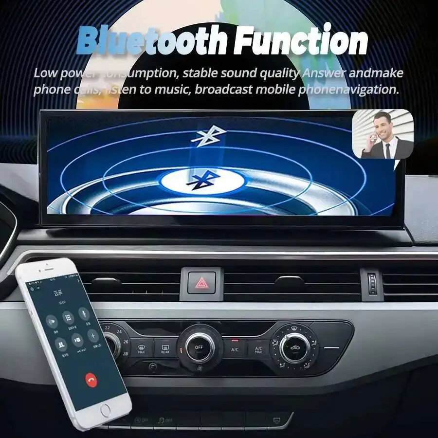 Фото 14.9-дюймовый Android Auto для Audi A4 A5 A4L S5 B9 RS4 RS5 2017 2018 2019 MMI CarPlay GPS мультимедийный проигрыватель с навигацией и DSP №5