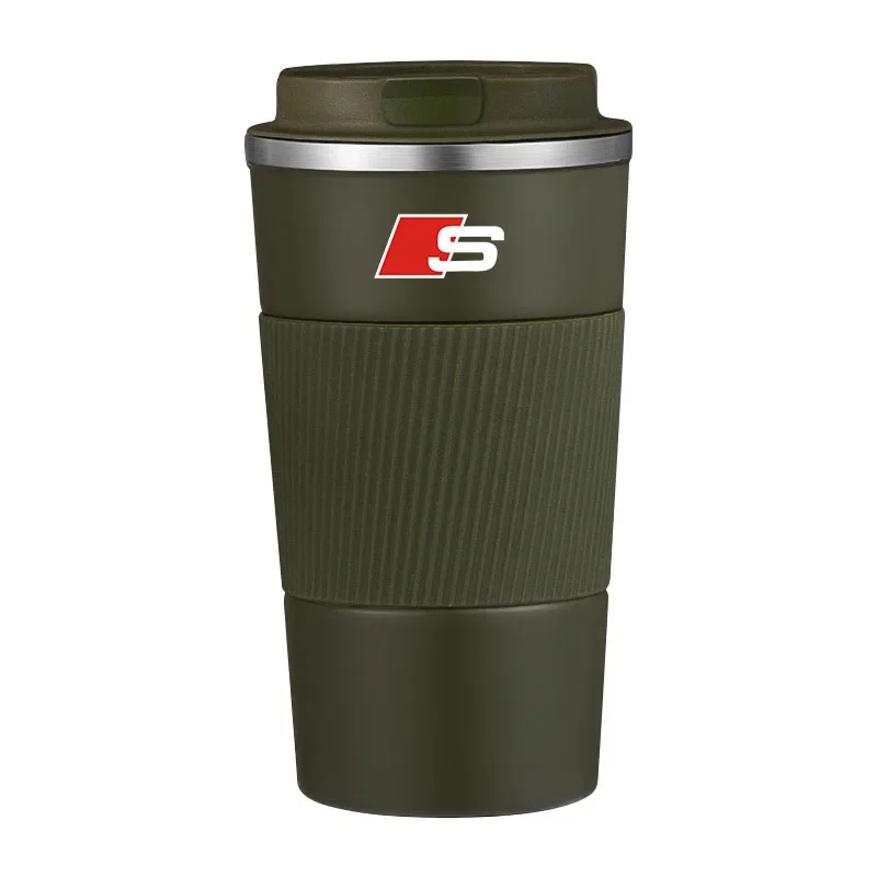 

500 мл термос для кофе из нержавеющей стали, герметичная термокружка для Audi S3 S5 S1 S4 S2 S6 RS3 RS4 RS5 RS6 RS8 B8 B6 TT A2 A3