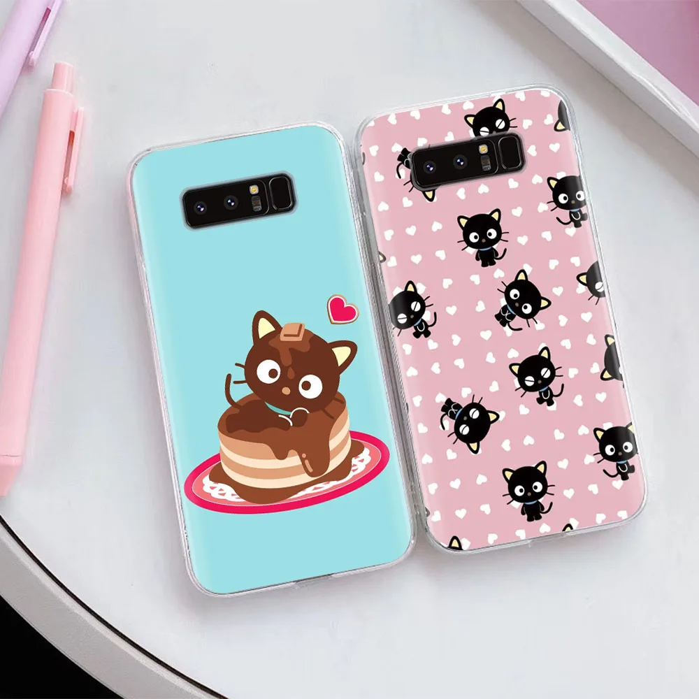 Мягкий чехол для Samsung A32 A33 A34 A35 A51 A52S A53 A54 A55 A71 A72 A73 F23 F54 M54 A10 A20 A30 A50 ZR11 Chococat