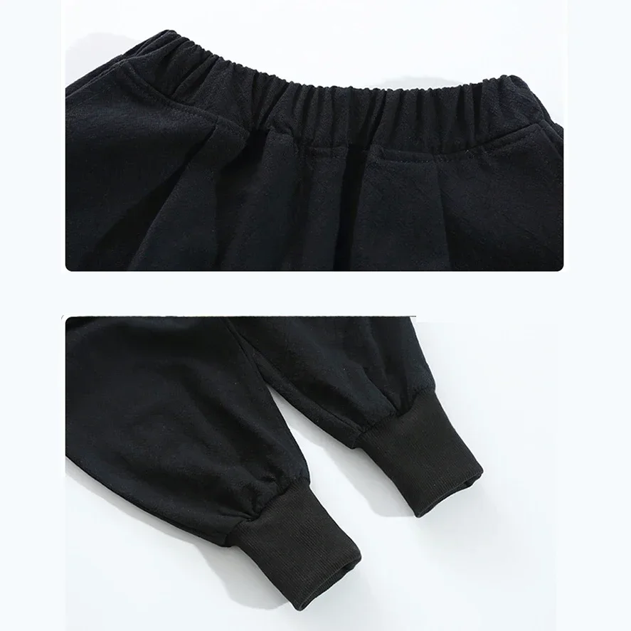 Новинка яркий костюм для мальчиков с длинным рукавом и вышивкой дракона новый