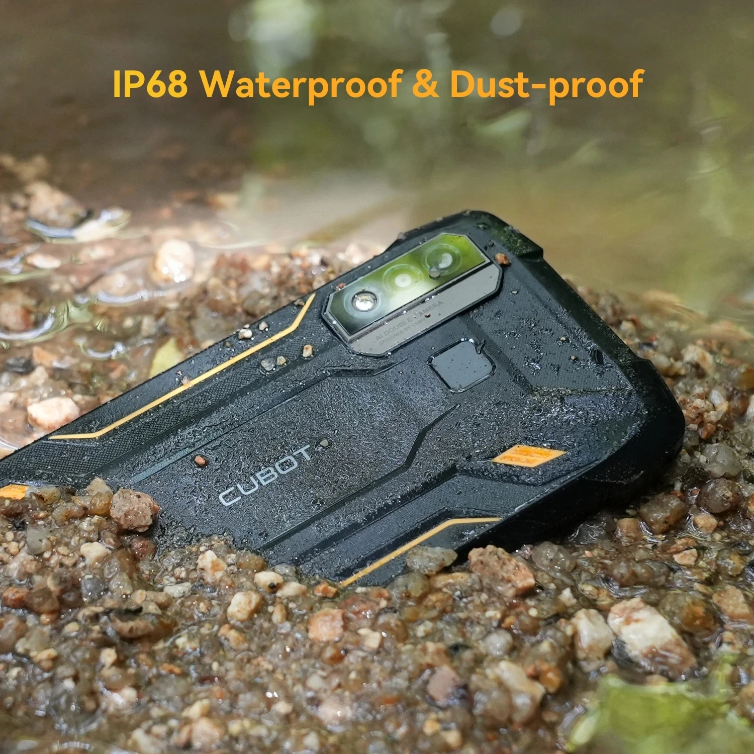 Cubot KingKong 6 Smartphone IP68 Waterproof NFC 4G Dual SIM Android Phone 64GB ROM 128GB Extended 5000mAh Battery Rugged phone