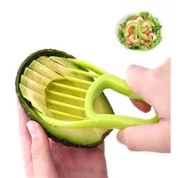 3 in 1 avocado slicer shea corer butter fruit peeler cutter pulp separator plastic knife kitchen tools home accessory