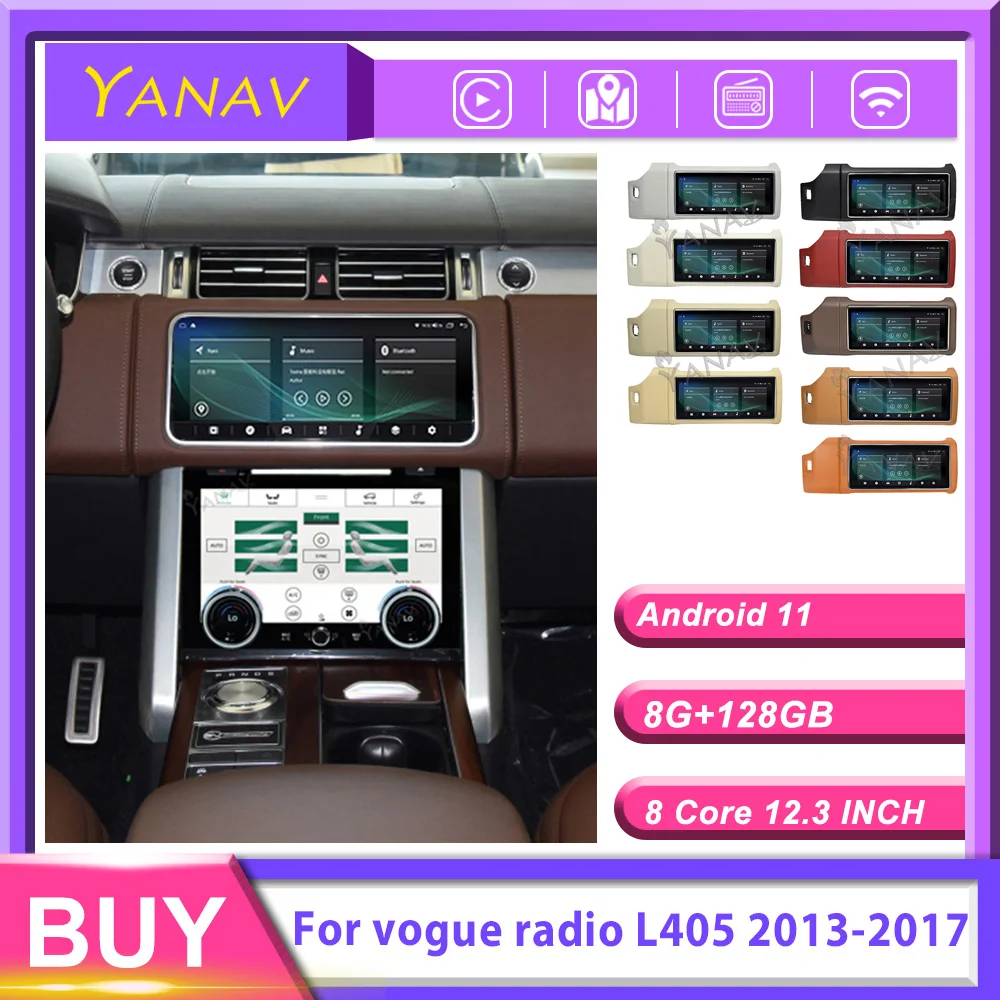 

For Land Range Vogue L405 2013 2014 2015 2016 2017 Android 11 12.3 inch 8+128G Car Navigation DVD radio multimedia Player GPS