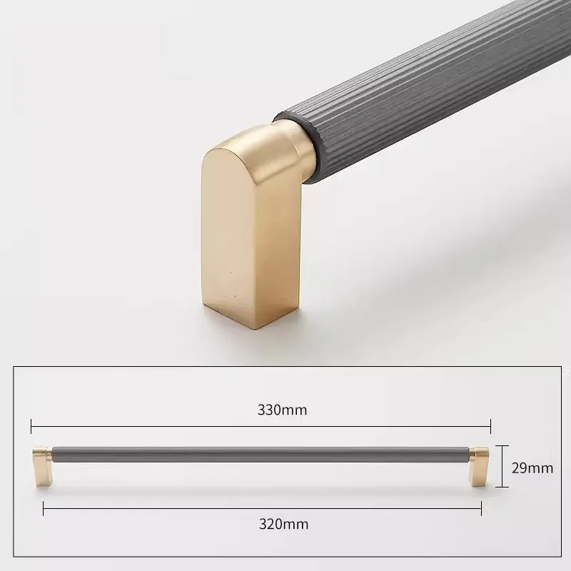 

Ручки для шкафов алюминиевые серебристые 128 мм