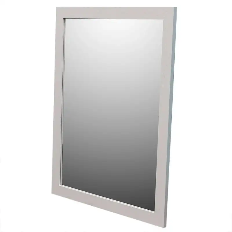 

Painted MDF 18" x 24" Wall Mount Mirror, White