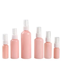 50pcsset 1020305060100ml pink plastic spray bottle sprayer bottles atomizer empty perfume travel liquid cosmetic container