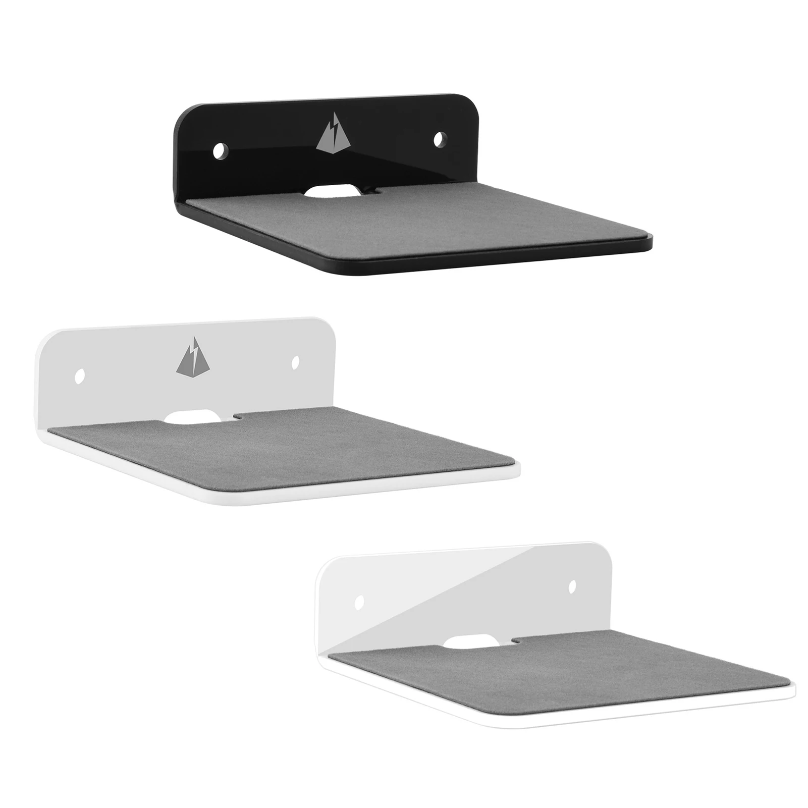 

Acrylic Speaker Wall Shelf Wall Mounted BT Speaker Holder Rack Speaker Wall Display Shelf Storage Bracket For Smart Speaker