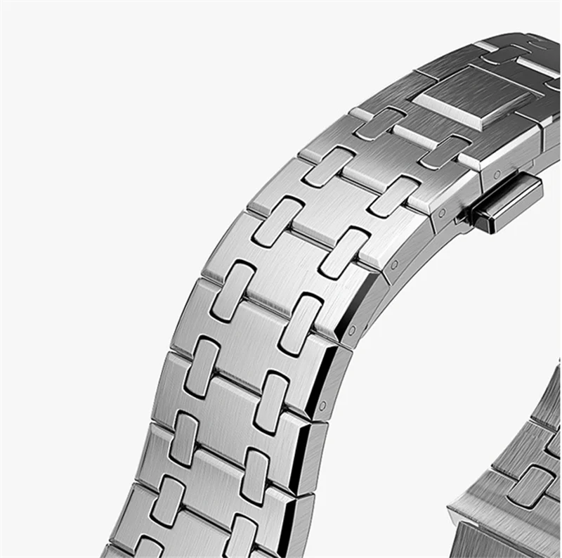 Modification Kit For Casio G Shock GM-2100 Gen5 Silicone strap + metal case For Casio GM2100 Stainless Steel Watch Band