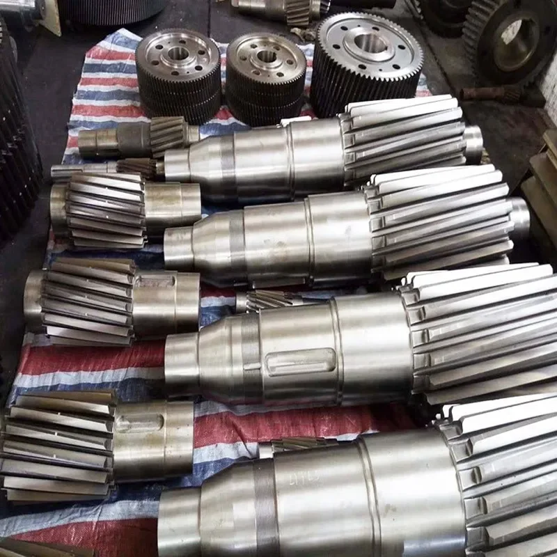 Изготовленный на заказ большой размер высокоточный приводной вал Hlical Gar главный