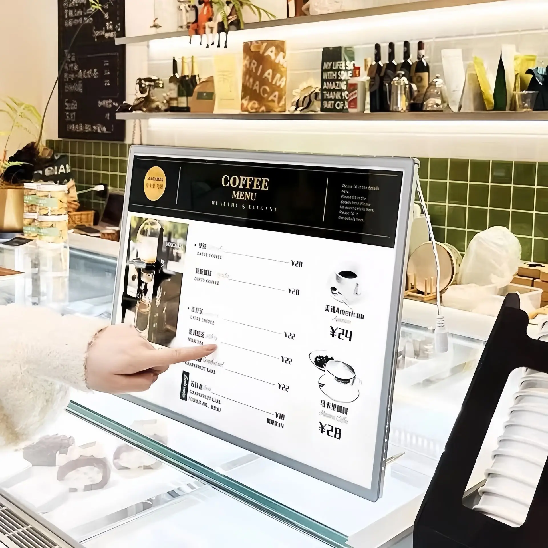 A3 Menus Display Stander Frame Плакат Светодиодный светильник Рекламная коробка Тонкая