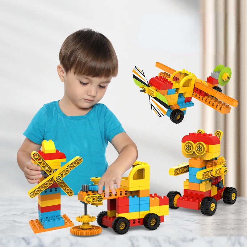 

Creative Car Building Blocks Assembled Educational Toys Thinking Training Intellectual Development Children's Day Gift Boy Toy