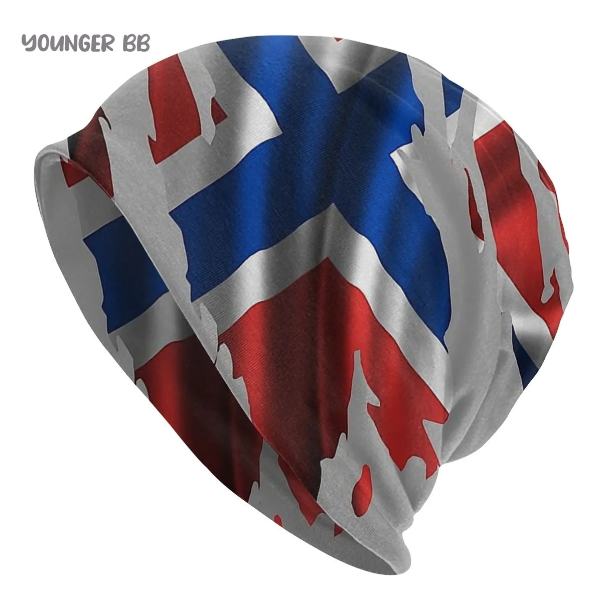 

Norway Flag Men Women's Beanie Hats Norway Ripped Flag Knitted Hat Hip Hop Earmuff Bonnet Street Skullies Beanies