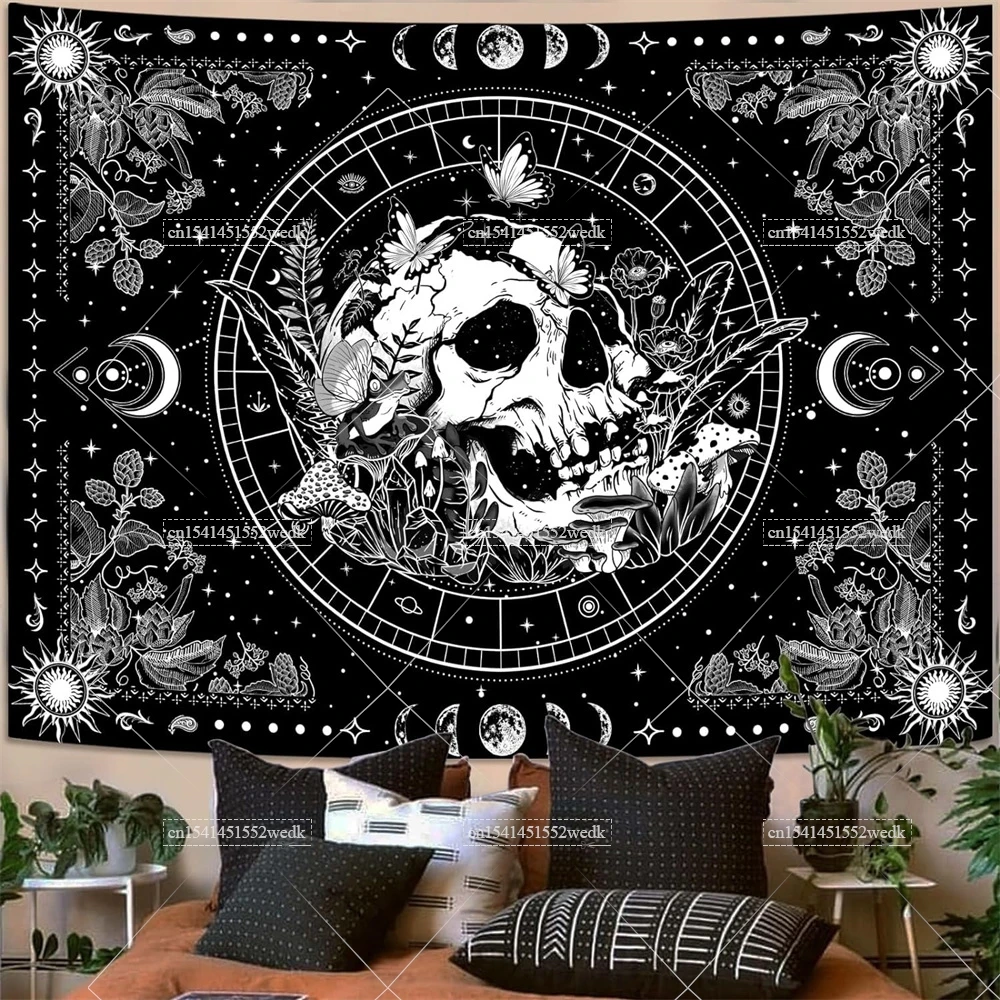 Черно-белые фотообои с имитацией искусственных цветов для спальни