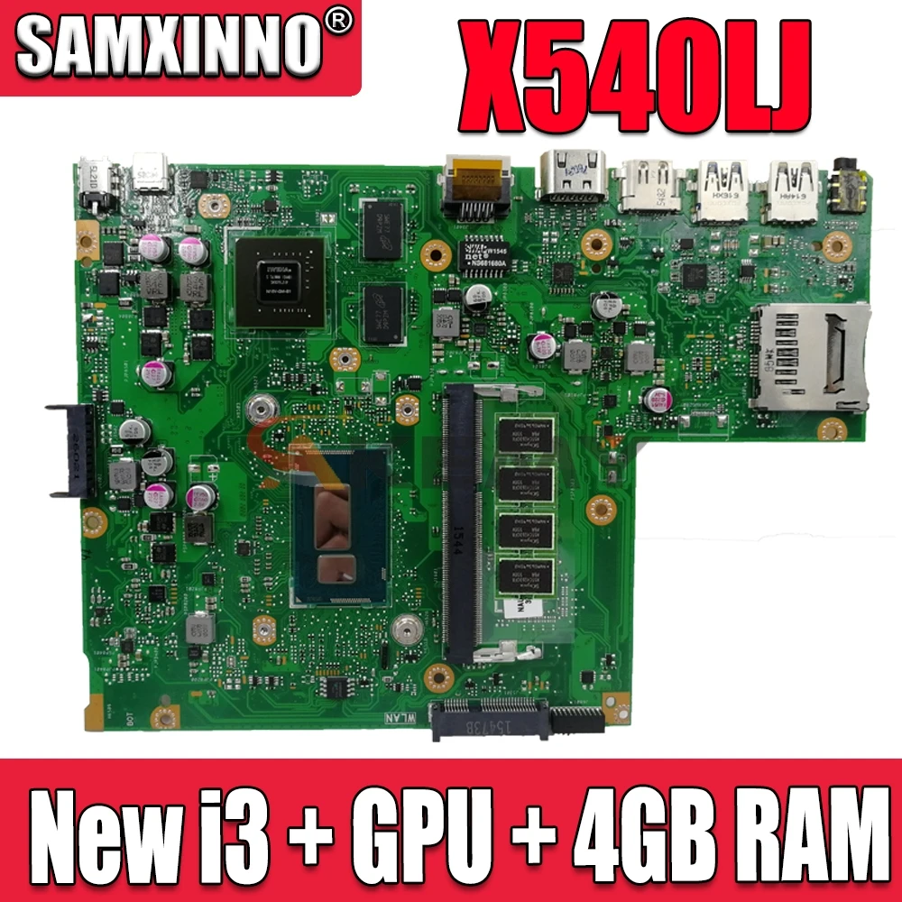 

New X540LJ Motherboard For ASUS X540L F540L X540LJ X540L Laptop Motherboard 4G-RAM I3-4th Gen GT920M Test Ok shipping 100%